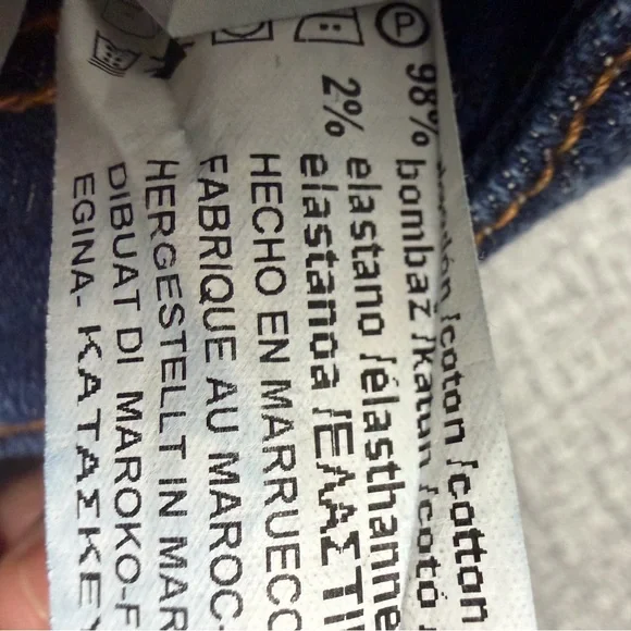 Zara Man Dark Wash Skinny Jeans Size 31 - Picture 6 of 8